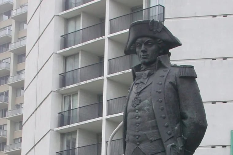 Philadelphia’s statue of Kosciuszko at Logan Circle