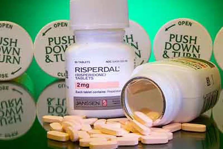 Risperdal, an anti-psychotic that's at the heart of a settlement between the State of Texas and Johnson & Johnson. (JB Reed / Bloomberg News)