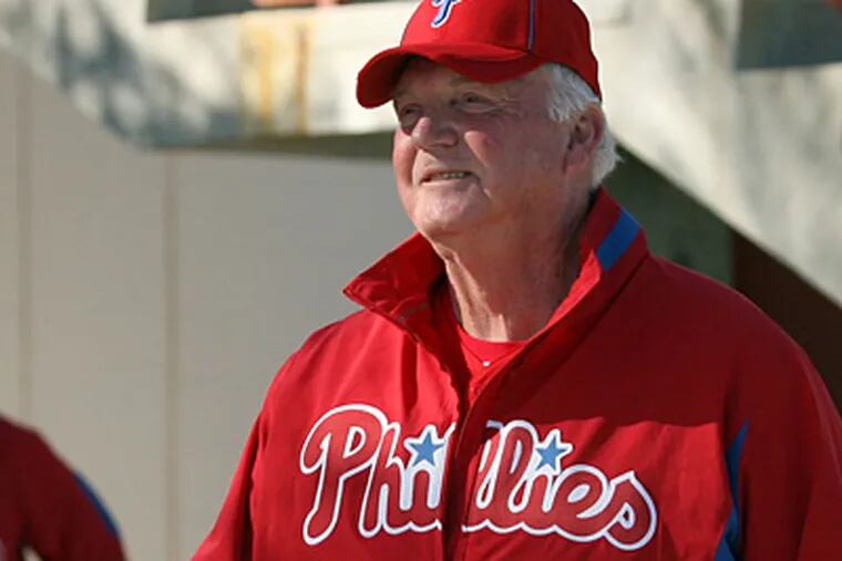 Manager Charlie Manuel has agreed to a two-year contract extension with the Phillies. (Yong Kim / Staff Photographer)