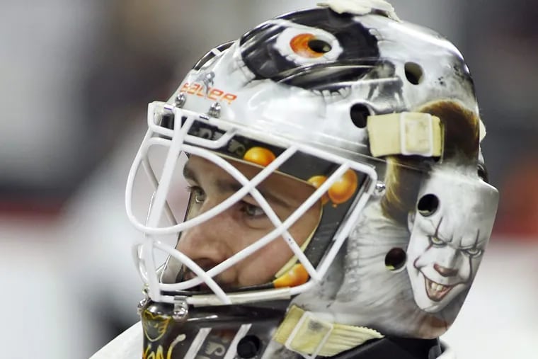 Because of injuries, Alex Lyon has become the Flyers’ No. 1 goalie.
