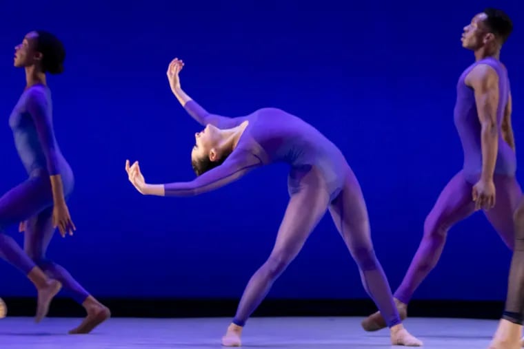 BalletX dancer Itzkan Barbosa in Jamar Roberts' "Eros & Psyche."