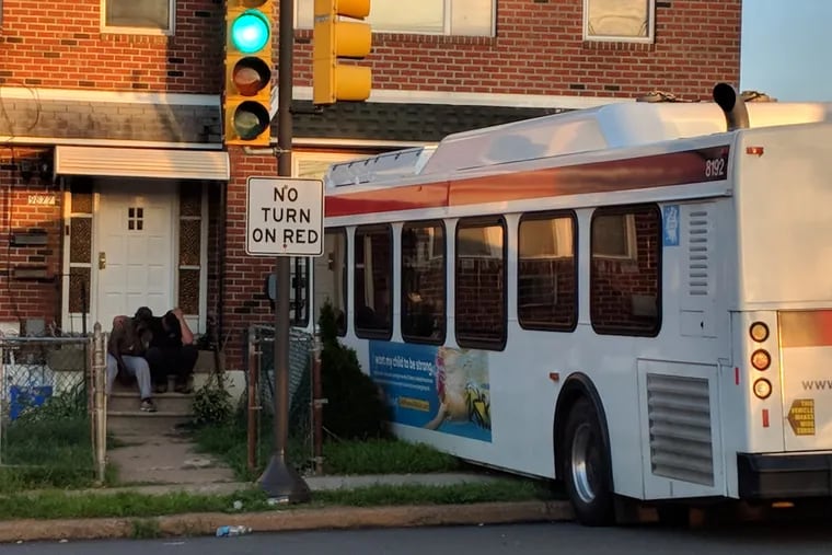 A SEPTA bus crashed into two cars and a home in Frankford killing one man and injuring multiple others.