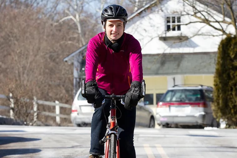 Alison Cohen has worked from her home in Mount Airy to launch bike-share programs in N.Y.C, D.C., and Boston. CHARLES FOX / Staff Photographer