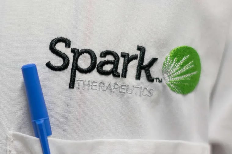 The FDA has accepted and will review Spark Therapeutics biologic drug application for its gene therapy to treat rare inherited blindness.