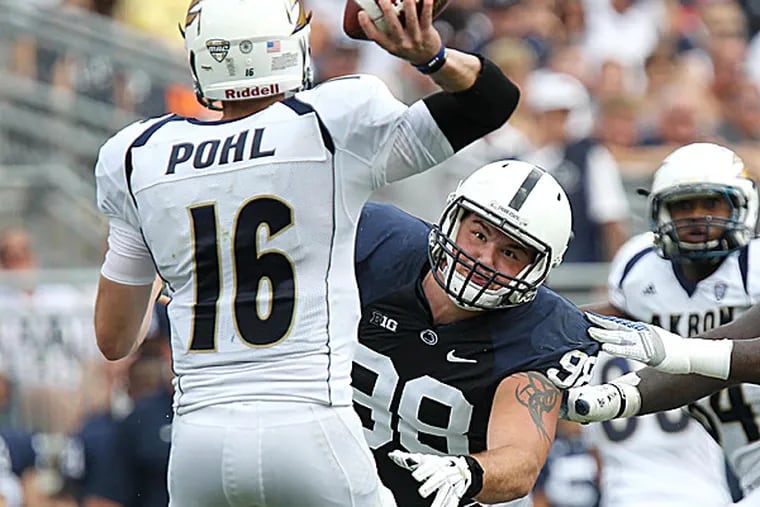 Penn State defensive tackle Anthony Zettel. (Matthew O'Haren/USA Today Sports)