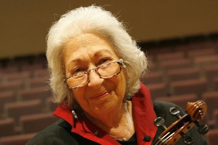Violinist Helen Kwalwasser