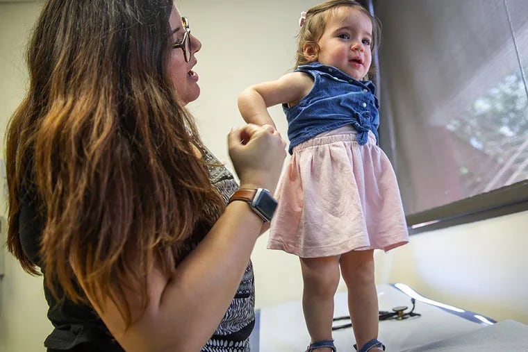 This 15-month-old in Orlando got her basic immunizations for polio, measles and the mumps in 2019. Routine childhood immunization rates have declined since the COVID-19 pandemic.