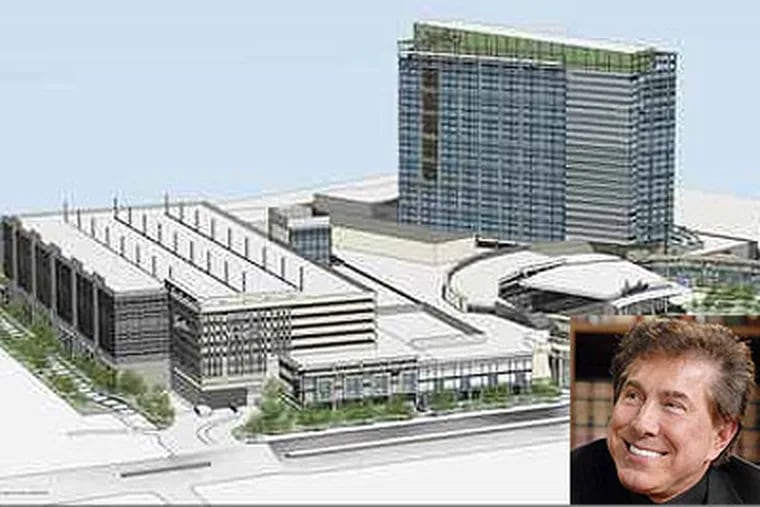 Las Vegas casino mogul Steve Wynn (inset) is assuming control of the Foxwoods casino project in Philadelphia.