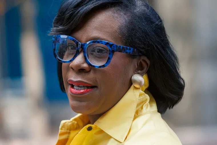 Cherelle Parker, democratic party nominee for office of Mayor of Philadelphia held a press conference in Center City after she met with Pennsylvania Gov. Josh Shapiro.
