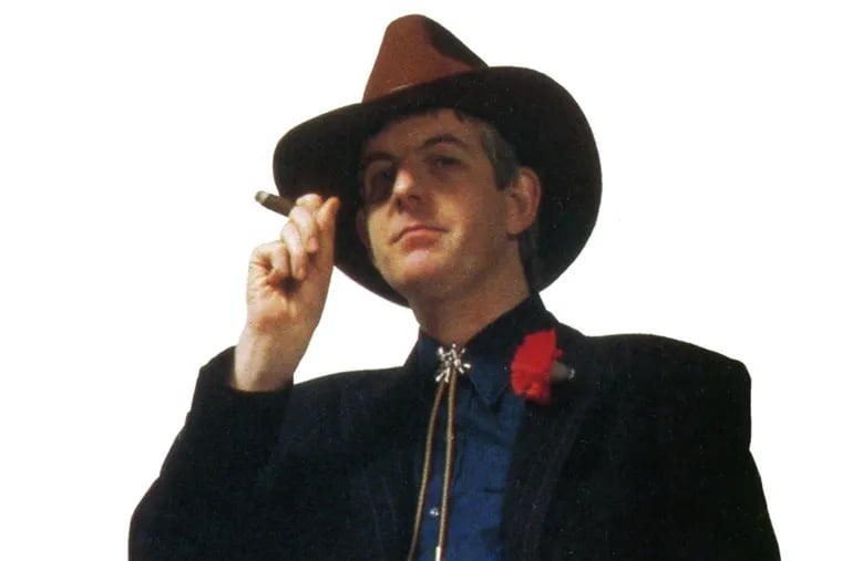 Nick Lowe, in his 1980s ‘Nick Lowe &amp; His Cowboy Outfit’ phase.
