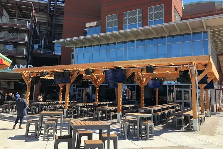 Replacing McFadden's is the new Pass and Stow. It opens up to an outdoor beer garden with dozens of televisions.