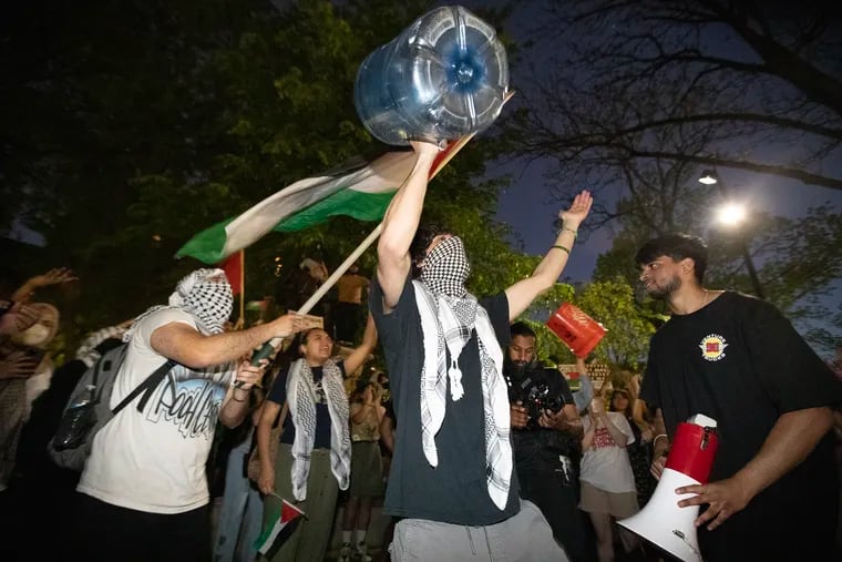 Protests at Penn calling for the university to divest from any investments in the Israel-Hamas war continued Wednesday night.