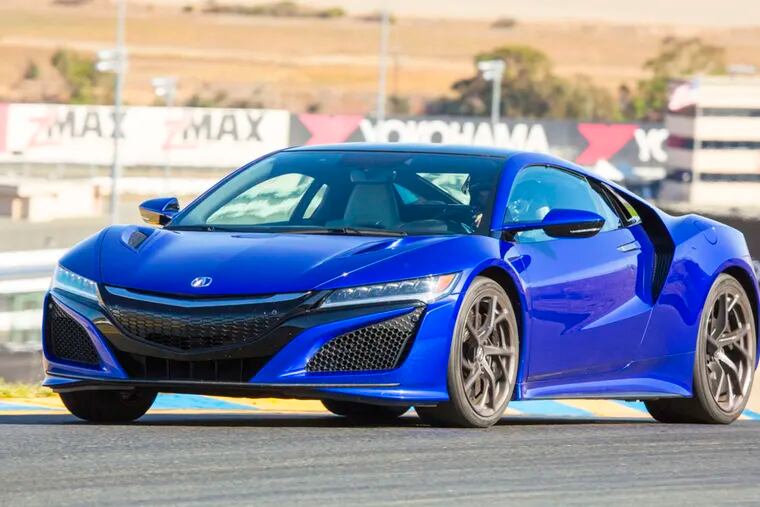 The 2017 NSX combines the looks of the modern Lotus and McLaren models with Acura's own design ideas.