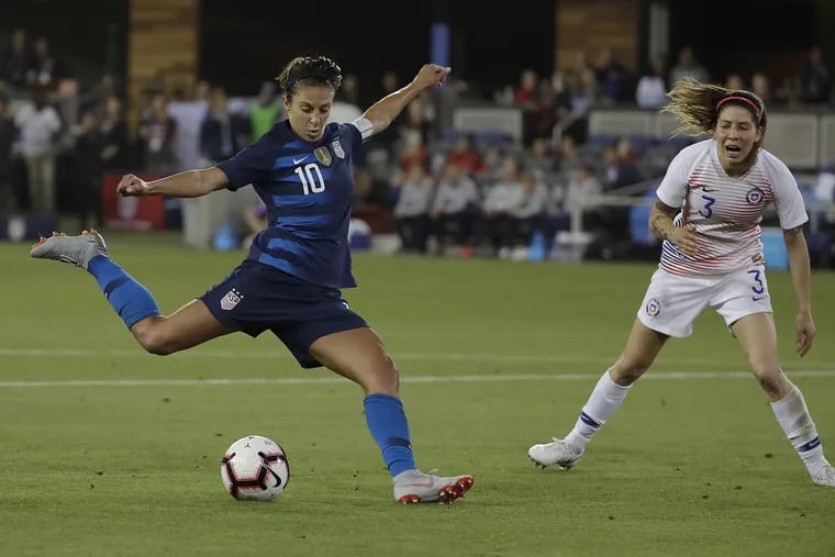 Carli Lloyd is one of 11 players on the United States' World Cup qualifying team who were on the 2015 World Cup-winning squad.