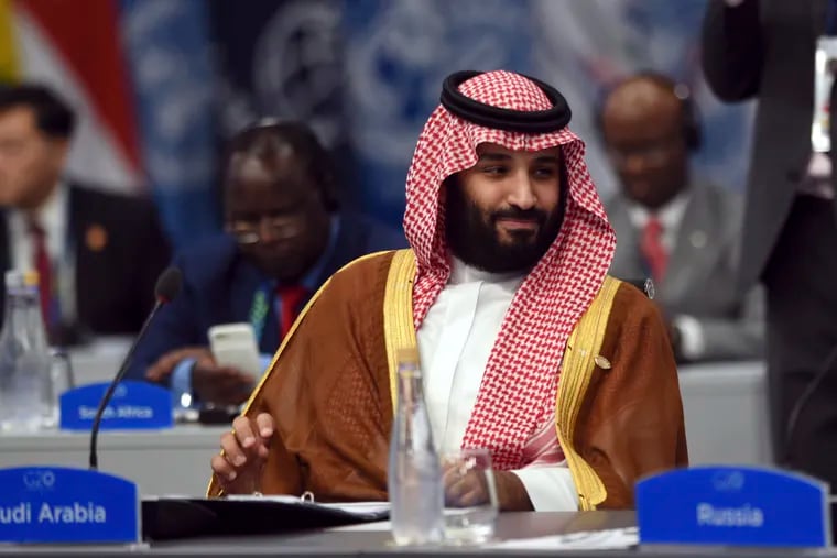Summit Saudi Arabia's Crown Prince Mohammed bin Salman attends a plenary session on the second day of the G20 Leader's Summit in Buenos Aires, Argentina. Turkey is seeking the arrest of two former aides to Saudi Crown Prince Mohammed bin Salman who were dismissed amid the fallout from the killing of Washington Post columnist Jamal Khashoggi.