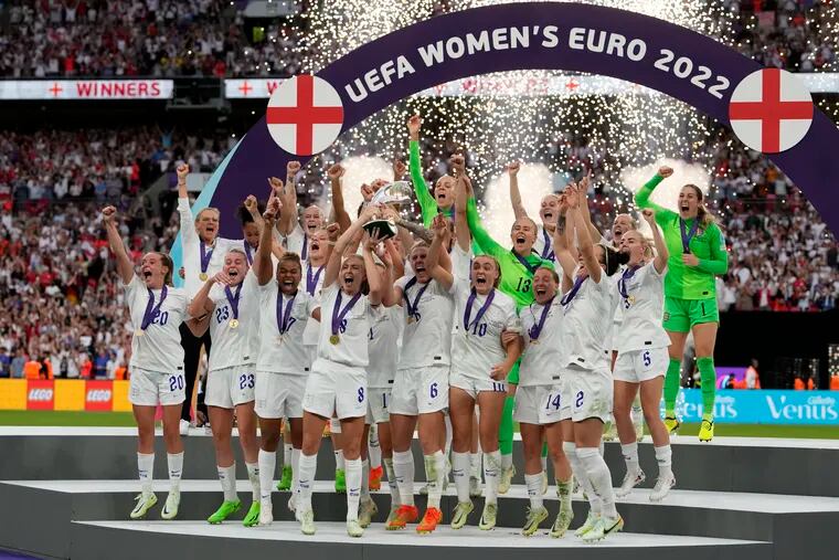 England's women's soccer team just won the European Championship for the first time.