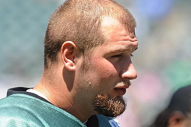 Eagles offensive tackle Lane Johnson. (Clem Murray/Staff Photographer)