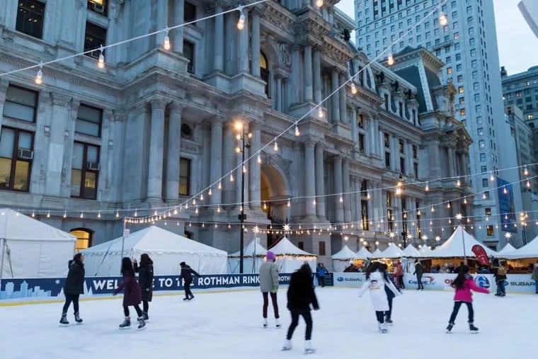 The Center City District opens its ice rink this weekend, with enhanced safety features including masking requirements and social distancing measures.