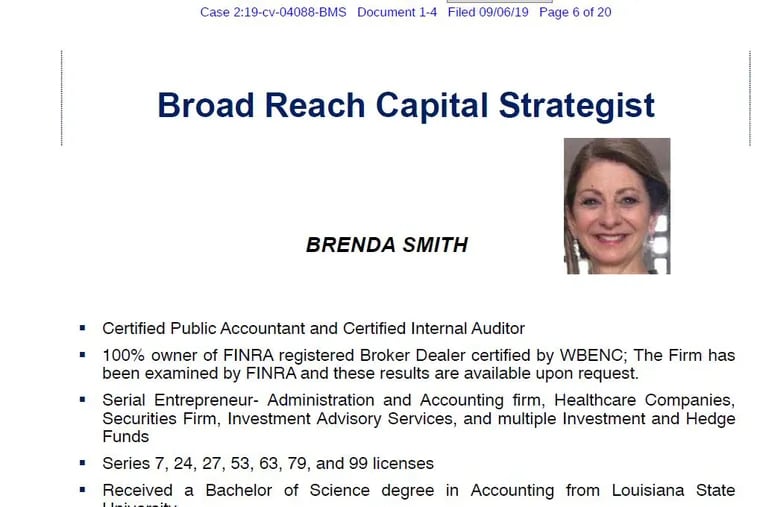 Brenda Smith, arrested in a $100 million investment fund scam, was indicted by federal regulators in 2019. This week her colleague George Heckler pleaded guilty in the case to conducting a decade-long investment scam.