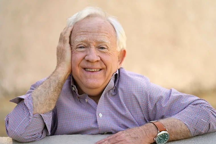 Leslie Jordan poses for a portrait at Pan Pacific Park in the Fairfax district of Los Angeles on April 8, 2021.