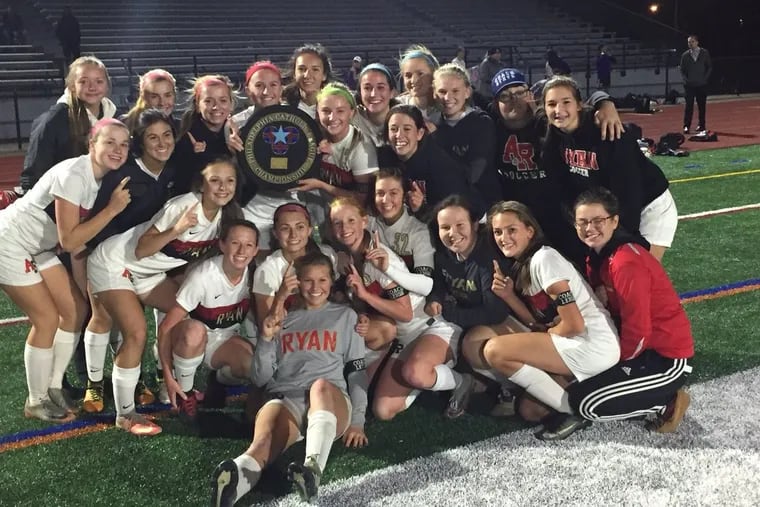 The Archbishop Ryan girls’ soccer team beat Lansdale Catholic in the Catholic League championship game on Monday.
