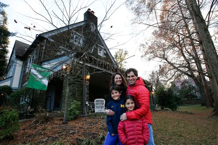 Kelly Copeland, her husband, Ken Deitch, and their children Finn and Stella live in Wynnewood, just outside of Philadelphia.