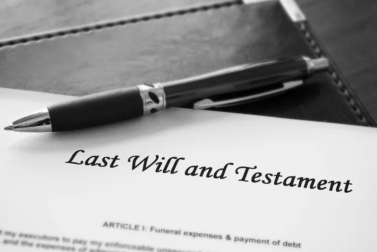 SHUTTERSTOCK More than 60% of Americans don't have a will, a recent poll finds.