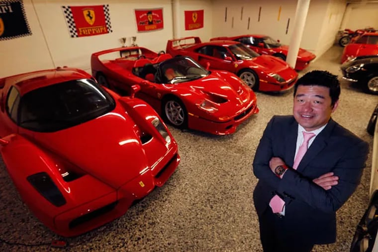 Private car collector David Lee keeps a secret stash of Ferrari and other exotic cars in his garage Wednesday, Feb. 18, 2015 in Walnut, Calif. (Allen J. Schaben/Los Angeles Times/TNS)