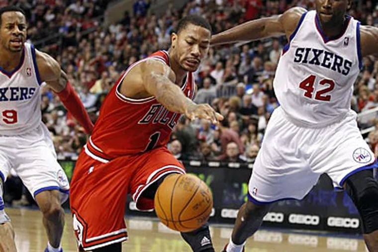 The Sixers and Bulls square off in the first round of the NBA Playoffs. (Yong Kim/Staff file photo)