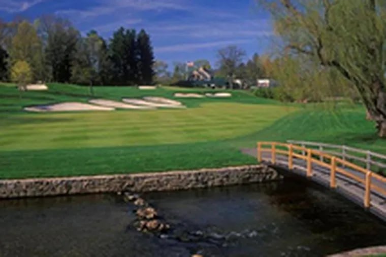 Here is the 15th hole at Saucon Valley Country Club, site of the 2009 U.S. Women&#0039;s Open.