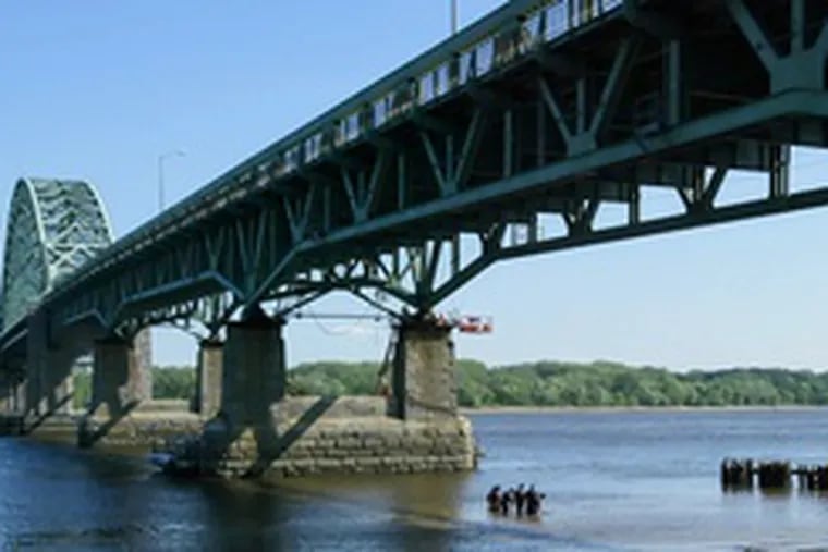 The Tacony-Palmyra Bridge, sections of which use a steel-arch truss, is rated as &quot;structurally deficient.&quot;