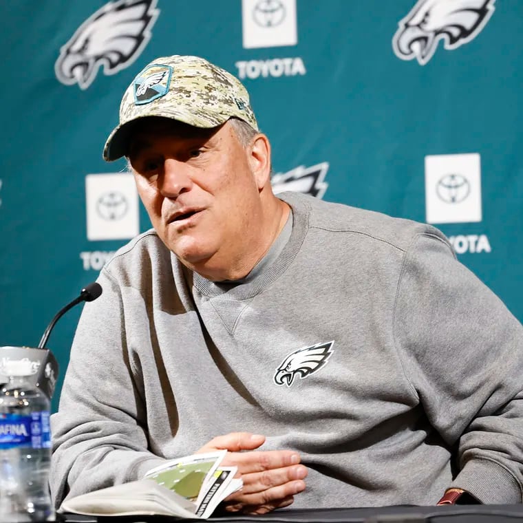 Eagles defensive coordinator Vic Fangio told reporters at his introductory news conference on Thursday that he hopes Philly will be his last coaching stop.