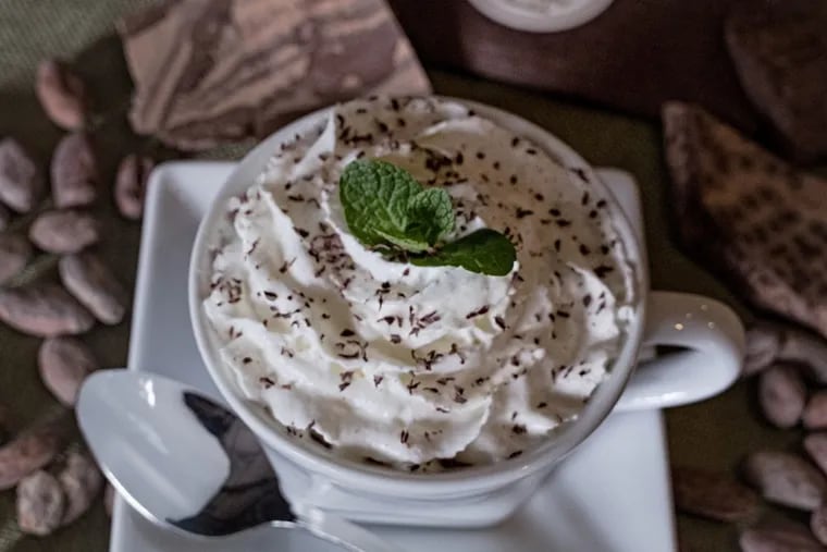 The Classico hot chocolate from Sazon is made from a blend of chocolates made by Robert Campbell from bean to bar.