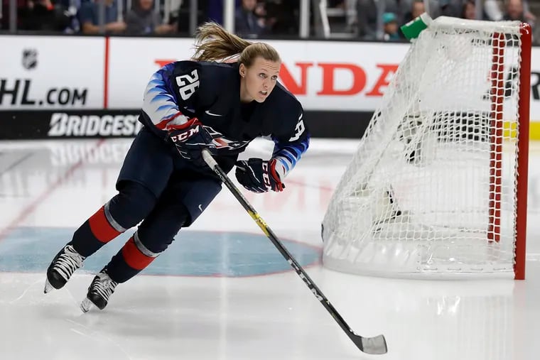 Kendall Coyne Schofield, an Olympic gold medalist for the U.S., said the PWHPA wants to provide better opportunities for the next generation of female hockey players.