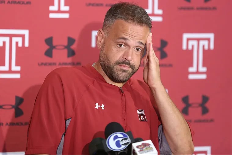Matt Rhule has left Temple to become the new head football coach at Baylor.