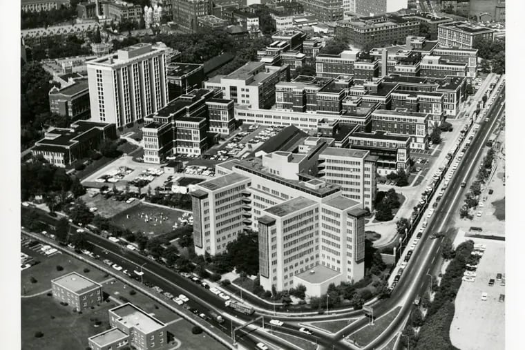Philadelphia General Hospital, circa 1967, a decade before the public hospital closed. That closure is echoed by the pending shutdown of Hahnemann, write Rutgers' Ian Gavigan and Amy Zanoni.