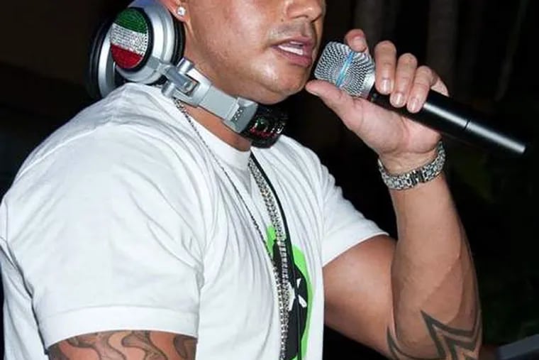 "Jersey Shore" star Paul "DJ Pauly D" DelVecchio was the host at Harrah's The Pool After Dark in Atlantic City.