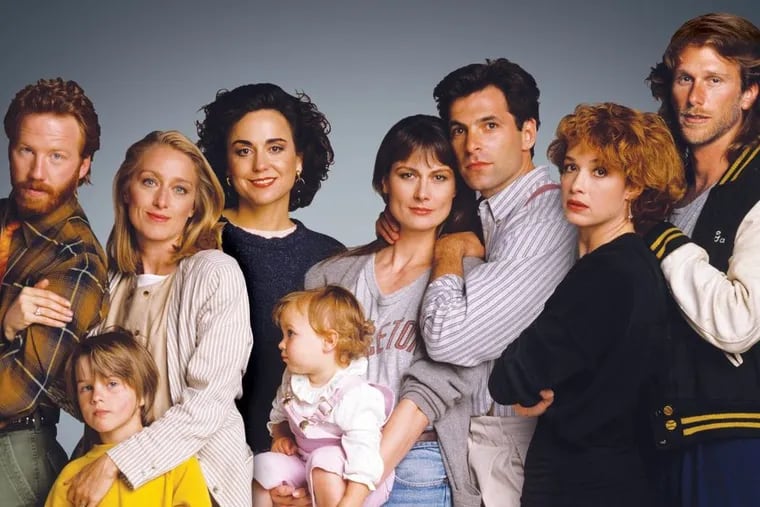 The ensemble cast of thirtysomething,” set in Philadelphia, which premiered in 1987.
