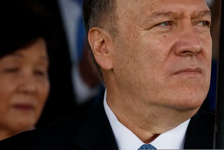 Secretary of State Mike Pompeo and House Democrats accused each other Tuesday of trying to intimidate State Department officials called as witnesses in the impeachment probe.