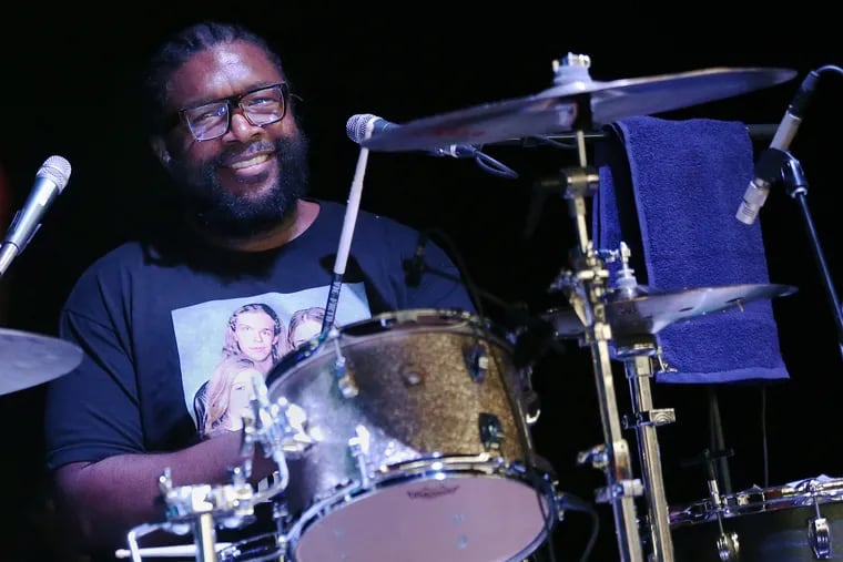 Questlove plays during Raphael Saadiq's performance with the Soulquarians at last year's Roots Picnic, at the Mann Center. This year, the event is going virtual.