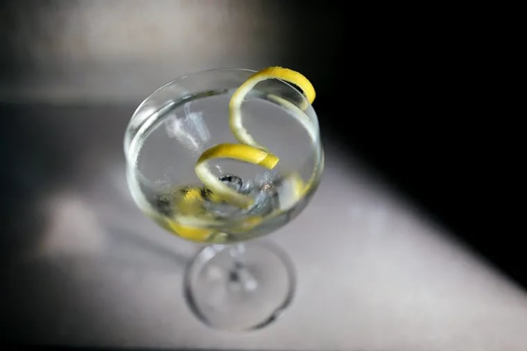 A classic martini at Vernick.