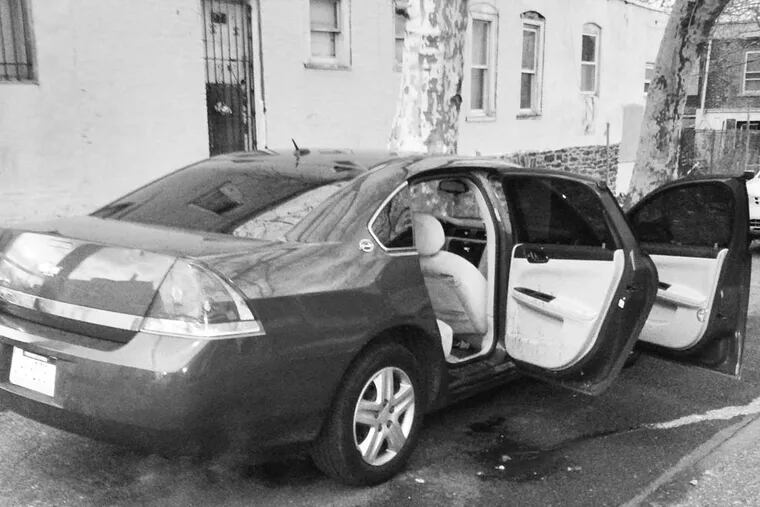 A Chevy Impala parked on Nedro Avenue near Beechwood Street was still running yesterday after police found a 23-year-old man, shot once in the head, inside it.