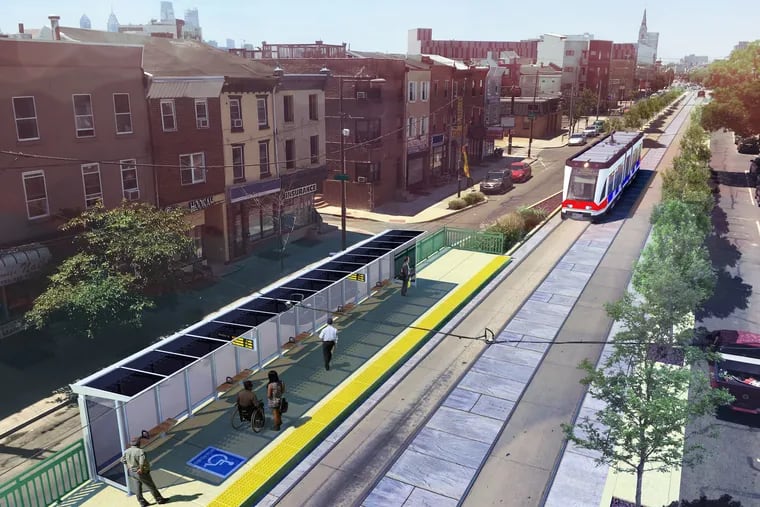 SEPTA’s plan to bring its trolleys into the modern age has taken a small but significant step forward. A DVRPC rendering shows what changes SEPTA's trolley modernization program could bring.