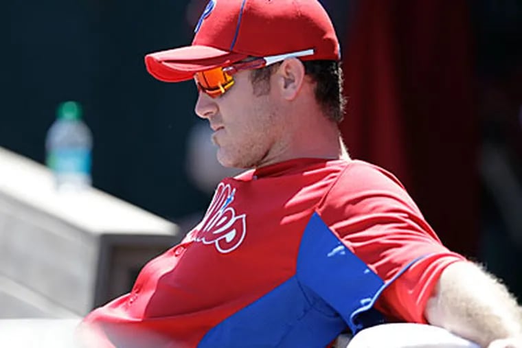"Being with the team I'll be able to be on the field a little more," Chase Utley said. (Kathy Willens/AP)