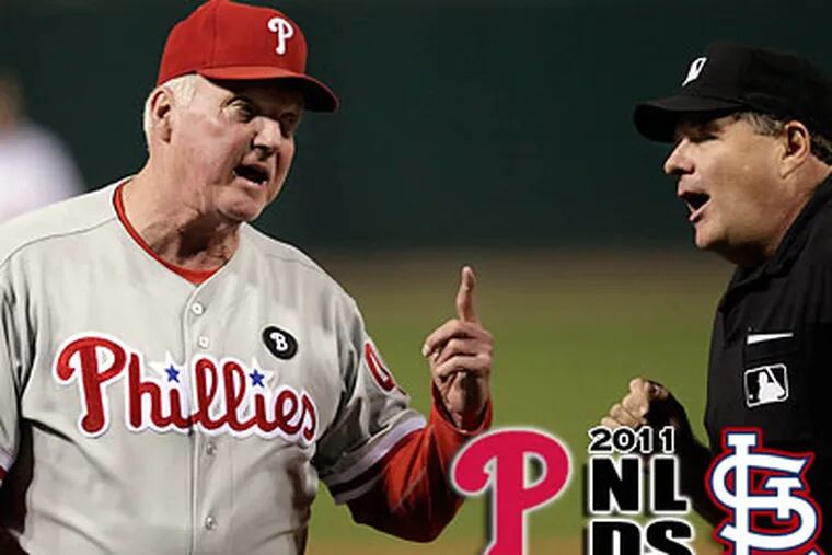 Phillies manager Charlie Manuel made all the right calls in Game 3. (David Maialetti/Staff Photographer)