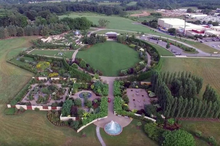 The new university art museum would be located in The Arboretum at Penn State (above).
