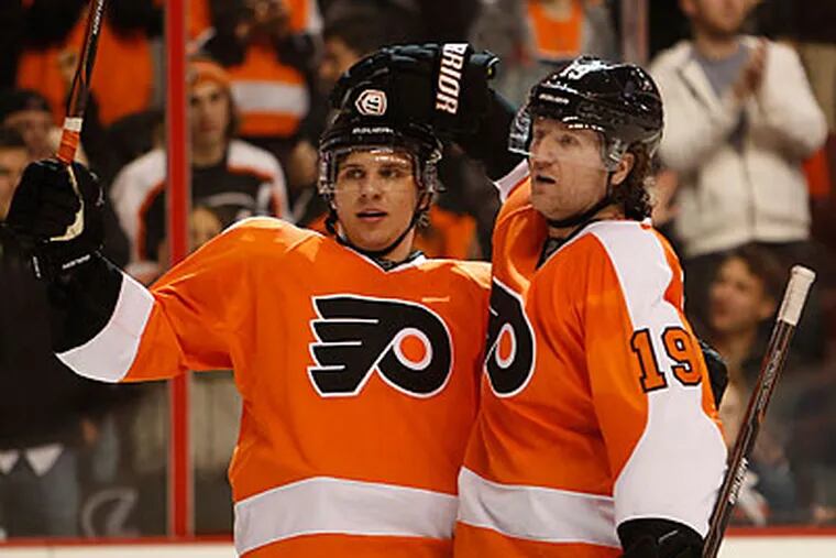 The Flyers will play their last game before the all-star break tonight at Florida. (Ron Cortes/Staff file photo)