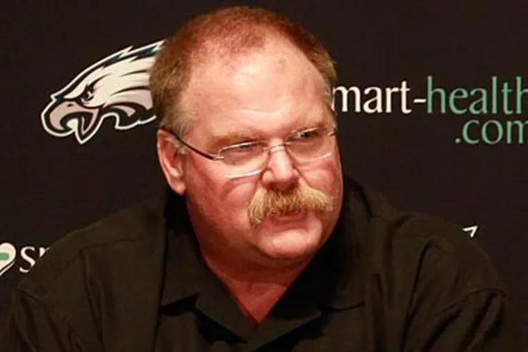 Andy Reid and the Eagles front office are regularly derided as numbers crunchers. (David Swanson/Staff Photographer)
