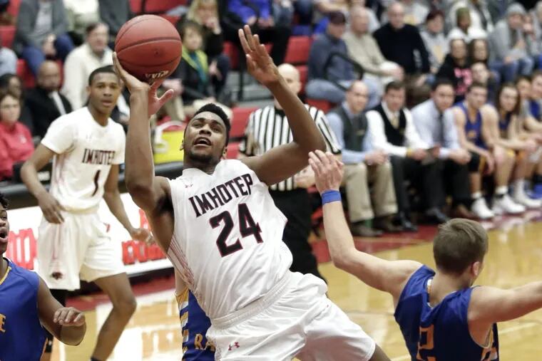 Donta Scott (24) and Imhotep Charter will play in the PIAA Class 4A state final.