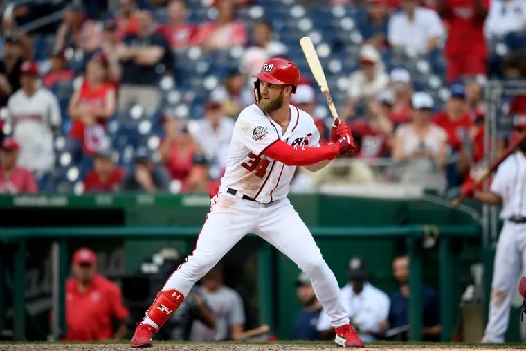 Bryce Harper and Scott Boras are looking to reap a larger deal than Manny Machado's 10-year, $300 million deal.